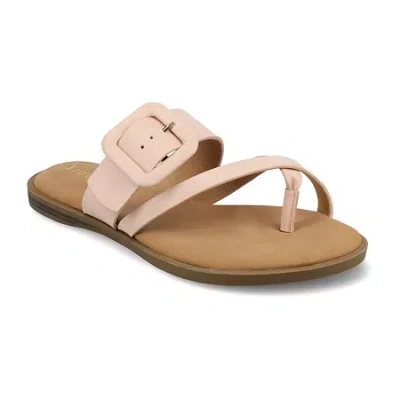 Journee Collection Womens Layra Slide Sandals In Pink