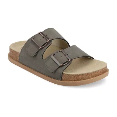 Journee Collection Womens Tula Flat Sandals In Brown