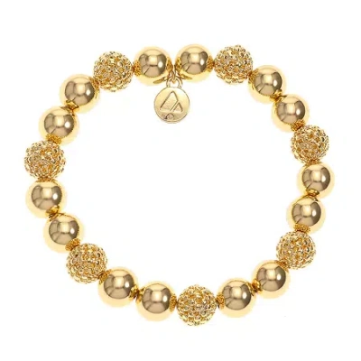 Liz Claiborne Stretch Bracelet In Yellow