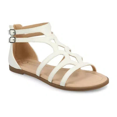 Journee Collection Womens Genneva Gladiator Sandals In Brown