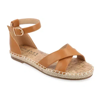 Journee Collection Womens Lyddia Strap Sandals In Brown