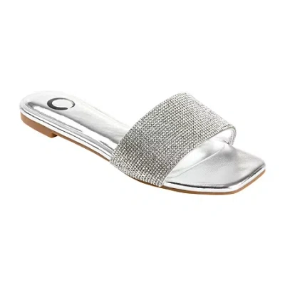 Journee Collection Womens Grayce Slide Sandals In Multi