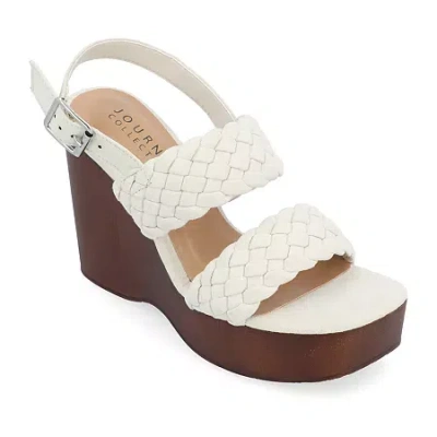 Journee Collection Tru Comfort Foam Ayvee Wedge Sandal In Nude