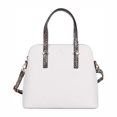 Karla Hanson Grace Satchel In White