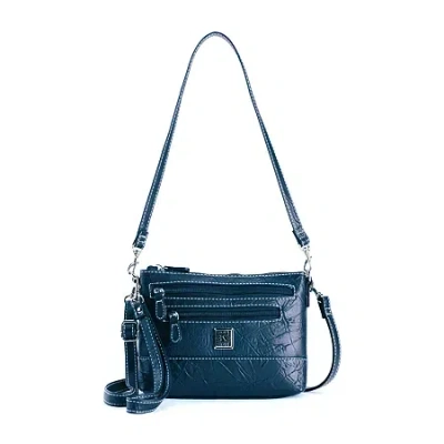 Stone Mountain 4-bagger Washed Crossbody Bag In Blue