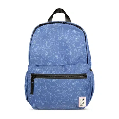Lola Star Child Petal Womens Adjustable Straps Backpack In Blue