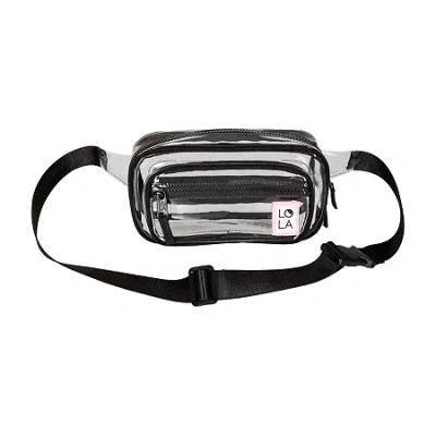 Lola Stad Ziggy Womens Adjustable Straps Fanny Pack In Black
