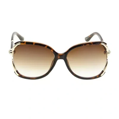 Mixit Womens Uv Protection Square Sunglasses In Brown