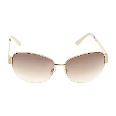 Mixit Womens Uv Protection Rectangular Sunglasses In Gold