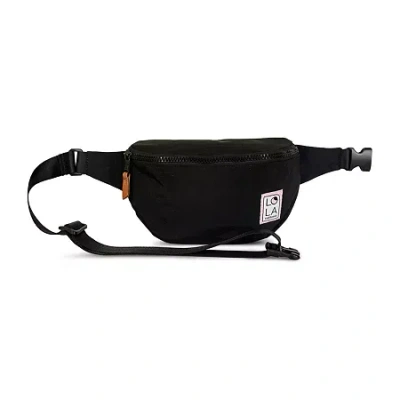 Lola Large Bum Womens Adjustable Straps Fanny Pack In Black
