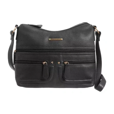Stone Mountain Leather Montauk Hobo Bag In Black