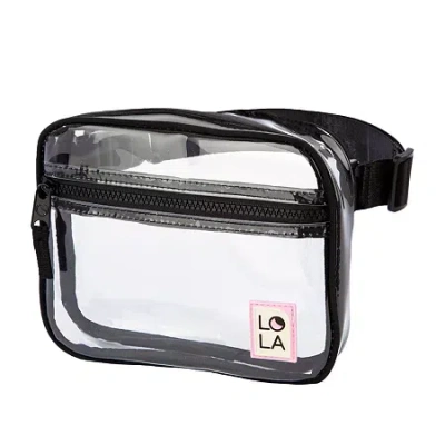 Lola Stad Celeste Womens Adjustable Straps Fanny Pack In Black