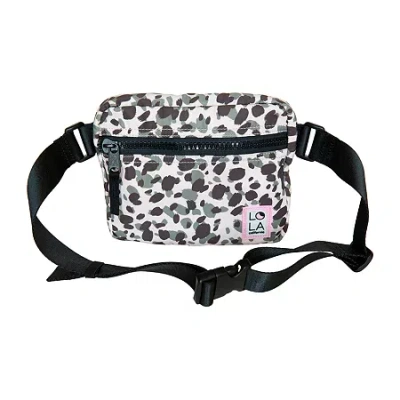 Lola Hippie Womens Adjustable Straps Fanny Pack In White