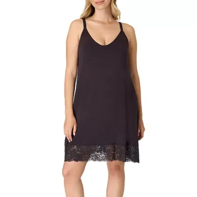 Bali Breathe Sleepwear Chemise Nightgown In Black