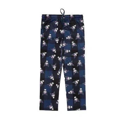 Bioworld Womens Kuromi Plush Pajama Pants In Black