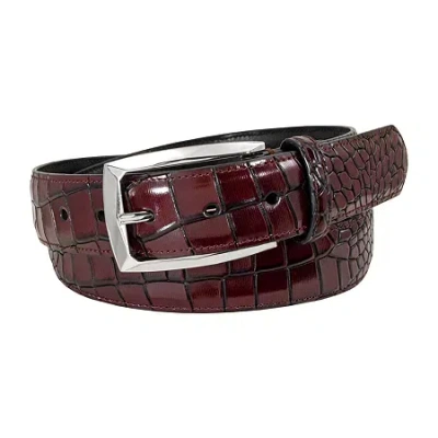 Stacy Adams Ozzie 34mm Mens Belt In Red