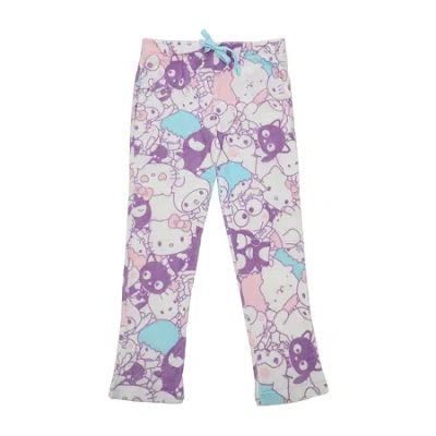 Bioworld Womens Hello Kitty Plush Pajama Pants In Purple
