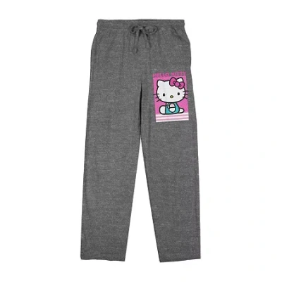 Bioworld Womens Hello Kitty Plush Pajama Pants In Gray
