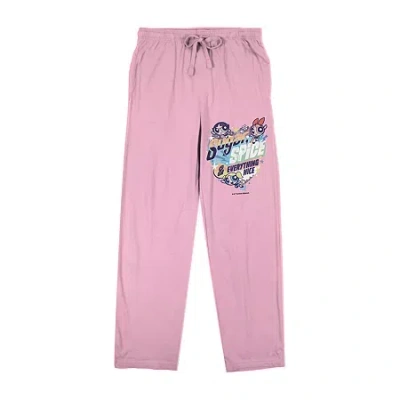 Bioworld Womens Powerpuff Girls Plush Pajama Pants In Pink