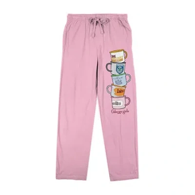 Bioworld Gilmore Girls Coffee Womens Plush Pajama Pants In Pink