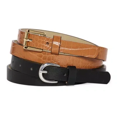 Liz Claiborne 2-pc. Womens Belt In Multi