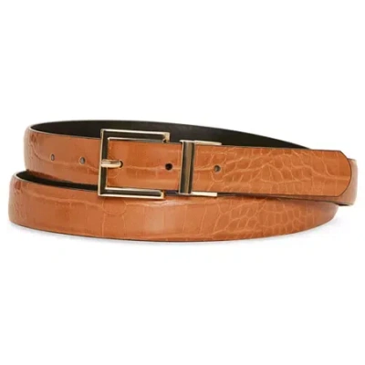 Liz Claiborne Reversible Womens Belt In Brown