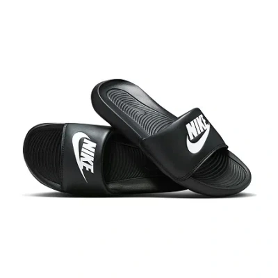 Nike Womens Victori One Slide Sandals In Black