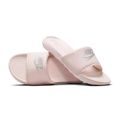 Nike Womens Victori One Slide Sandals In Pink