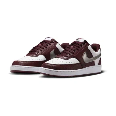 Nike Court Vision Low Next Nature Womens Sneakers In Red