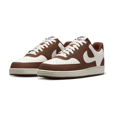 Nike Court Vision Low Womens Sneakers In Brown