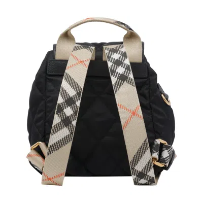 Burberry Women Mini Horsehoe Backpack In Black