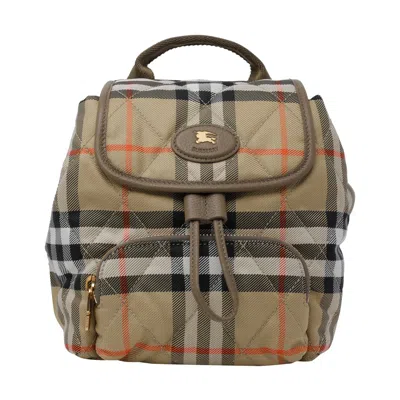 Burberry Women Mini Horsehoe Backpack In Brown
