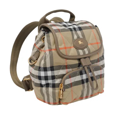Burberry Women Mini Horsehoe Backpack In Brown