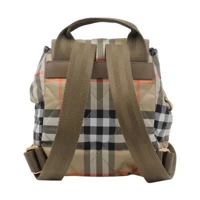 Burberry Women Mini Horsehoe Backpack In Brown