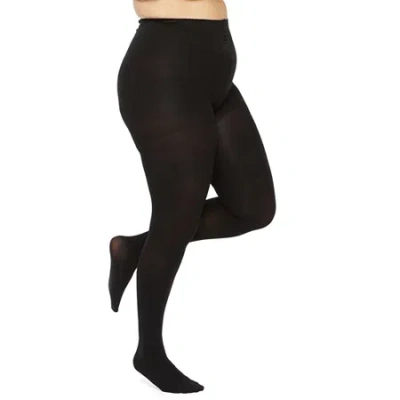 Mixit Womens Super Opaque Plus Tights In Black