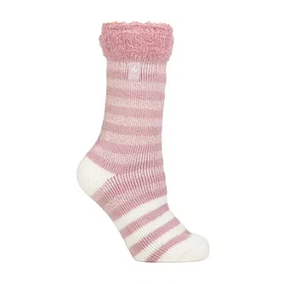Heat Holders Original Avery Womens 1 Pair Crew Socks In Pink