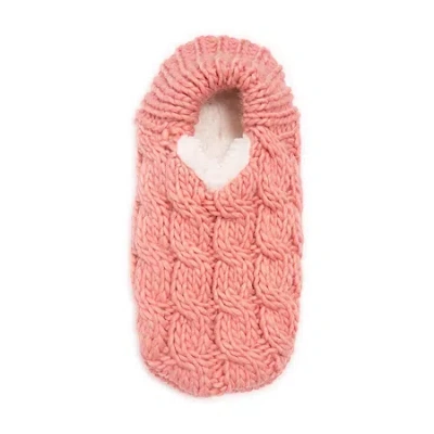 Muk Luks Womens 1 Pair Slipper Socks In Pink