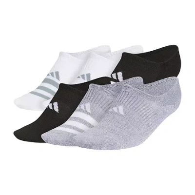 Adidas Originals Superlite Womens Multi-pack 6 Pair Liner Socks In Gray