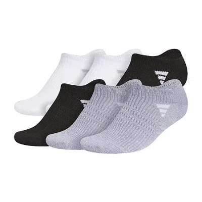 Adidas Originals Superlite Womens Multi-pack 6 Pair No Show Socks In Gray