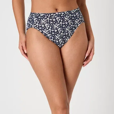 Hanes Ultimate 5-pack Pure Comfort High Cut Briefs Panties Underwear 43w5cs In Multi