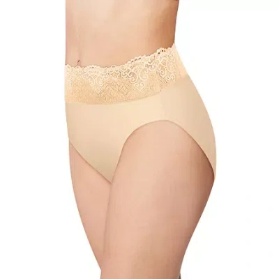 Bali Passion For Comfort Womens High Cut Panty Dfpc62 In Sand