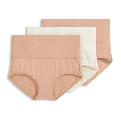 Jockey Skimmies 360â° Smoothing Brief - 3 Pack -1766 In Neutral