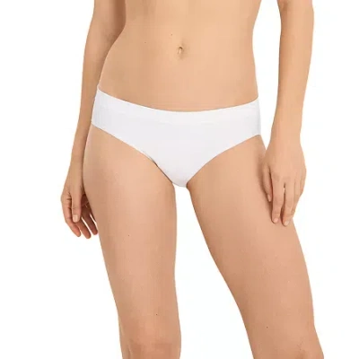 Jockey Womens Average + Full Figure 1 Pair Seamless Bikini Panty 3786 In White