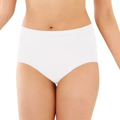 Bali Comfort Revolution Womens Seamless Cooling Brief Panty 803j In White