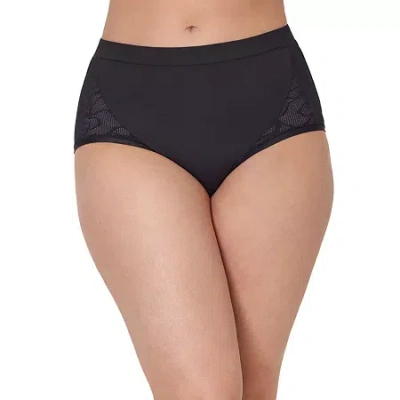 Bali Coolest Smoothing Womens Cooling Brief Panty Dfcsbf In Black