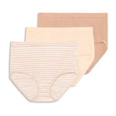 Jockey Elance Breathe Brief - 3 Pack- 1542 In Sand