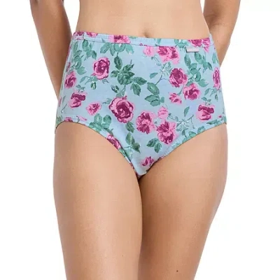 Jockey Elance Brief 3 Pack Underwear 1484, 1486 Extended Sizes In Blue