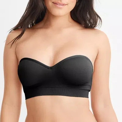 Jockey Seamfree Multiway Bra Bandeau- 3153 In Black
