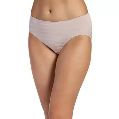 Jockey Matte & Shine Seamfree Hi Cut Panty - 1306 In Sand