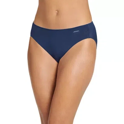 Jockey No Panty Line Promise Tactel Bikini- 1370 In Blue